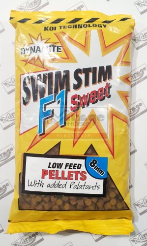 DYNAMITE BAITS SWIM STIM PELLETS 8mm F1 SWEET 900g