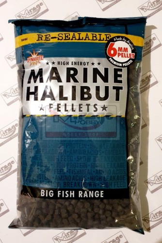 DYNAMITE BAITS MARINE HALIBUT PELLETS 6mm 900g
