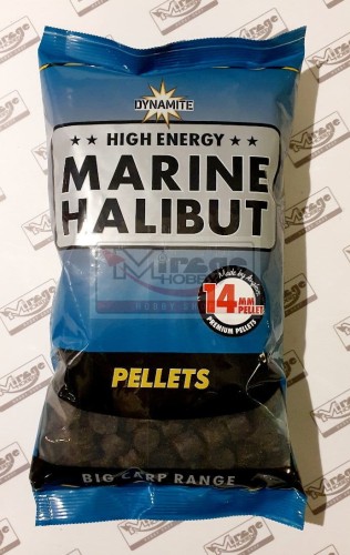 DYNAMITE BAITS MARINE HALIBUT PELLETS 14mm 900g