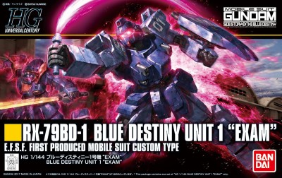 GUNDAM HG 58268 1:144 BLUE DESTINY UNIT 1 'EXAM'