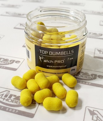 DUMBELLS MATCH PRO SINKING 7mm CSL (fermentowana kukurydza) 