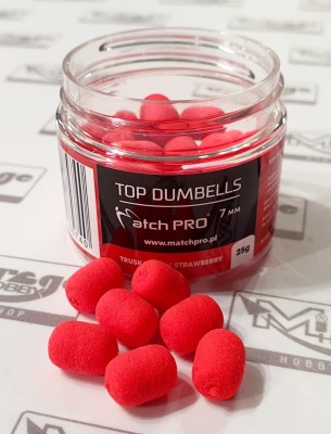 DUMBELLS MATCH PRO SINKING 7mm STRAWBERRY (truskawka) 
