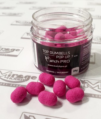 DUMBELLS MATCH PRO POP UP 7mm MULBERRY (morwa)
