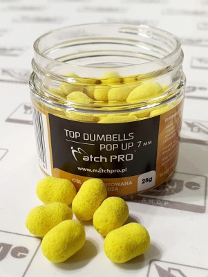 DUMBELLS MATCH PRO POP UP 7mm CSL (fermentowana kukurydza)