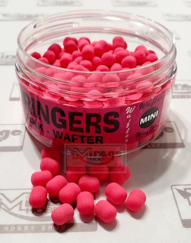 DUMBELLS RINGERS WAFTER MINI 8x6mm CHOCOLATE PINK