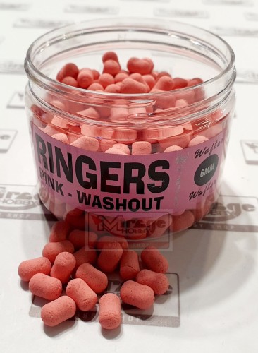 DUMBELLS RINGERS WAFTER 6mm CHOCOLATE PINK WASHOUT