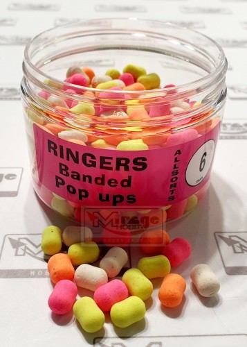 DUMBELLS RINGERS POP UP 6mm SHELLFISH ALLSORTS
