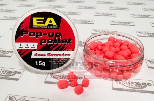 DUMBELLS MAROS POP UP PELLET STRAWBERRY 8+10+12mm (słodka truskawka)
