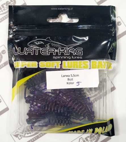 WATER KING LARWA 5,5cm - KOLOR nr 5 (op. 8szt)