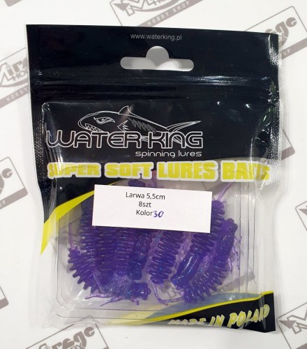 WATER KING LARWA 5,5cm - KOLOR nr 30 (op. 8szt)