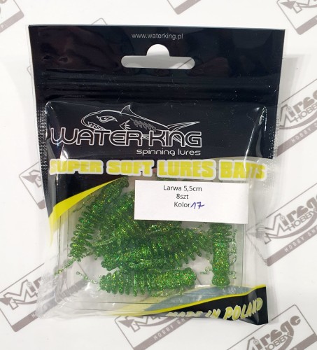 WATER KING LARWA 5,5cm - KOLOR nr 17 (op. 8szt)