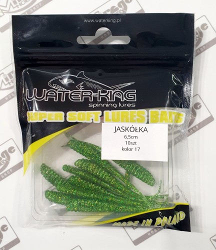 WATER KING JASKÓŁKA 6,5cm - KOLOR nr 17 (op. 10szt)
