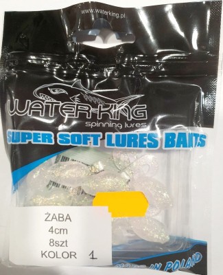 WATER KING ŻABA 4cm - KOLOR nr  1 (op. 8szt) 