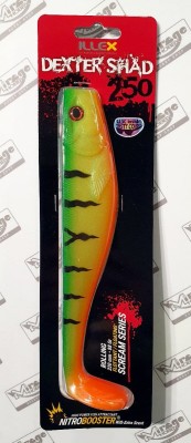 GUMA ILLEX DEXTER SHAD 22cm/88g - FIRE TIGER [77650] 