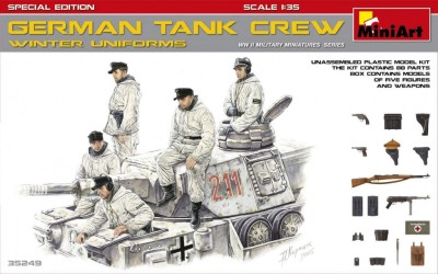MINIART 35249 1:35 German tank crew (winter) [SPECIAL EDITION]