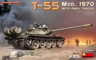 MINIART 37064 1:35 T-55 Mod.1970 with OMSh Tracks