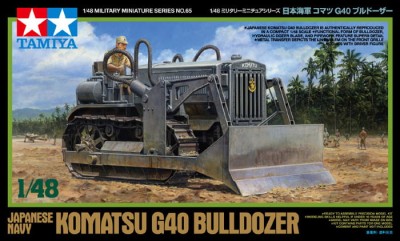 TAMIYA 32565 1:48 Japanese Navy Komatsu G40 Bulldozer