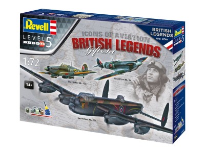 REVELL 05696 1:72 BRITISH LEGENDS (Model SET)