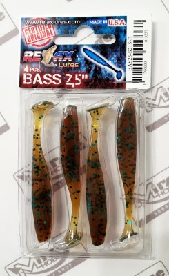 RELAX BASS 2,5"(6,35cm) - kol. S215 (op. 4szt) [BAS25-S215-B]