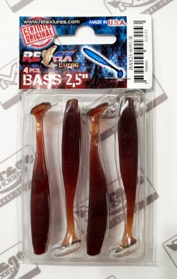 RELAX BASS 2,5"(6,35cm) - kol. S091 (op. 4szt) [BAS25-S091-B]