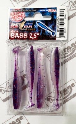 RELAX BASS 2,5"(6,35cm) - kol. L653 (op. 4szt) [BAS25-L653-B]