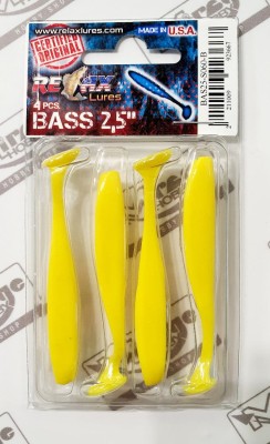RELAX BASS 2,5"(6,35cm) - kol. S060 (op. 4szt) [BAS25-S060-B]