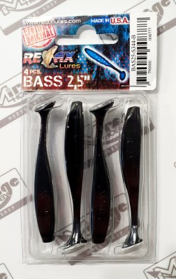 RELAX BASS 2,5"(6,35cm) - kol. S344 (op. 4szt) [BAS25-S344-B]
