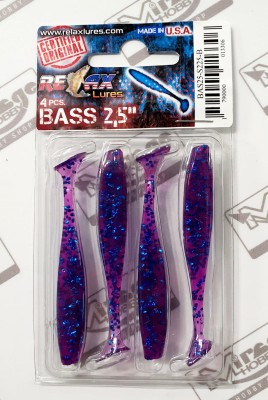 RELAX BASS 2,5"(6,35cm) - kol. S225 (op. 4szt) [BAS25-S225-B]