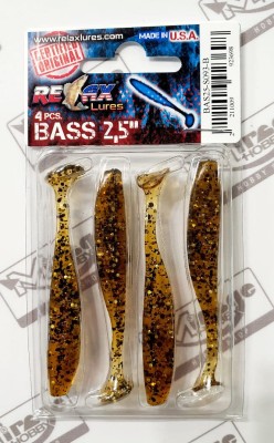 RELAX BASS 2,5"(6,35cm) - kol. S093 (op. 4szt) [BAS25-S093-B]