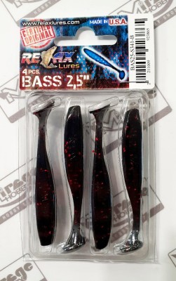 RELAX BASS 2,5"(6,35cm) - kol. S341 (op. 4szt) [BAS25-S341-B]