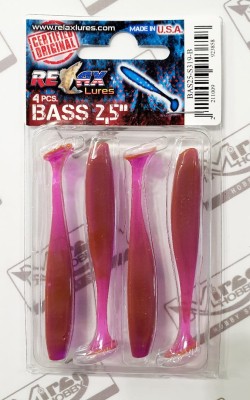 RELAX BASS 2,5"(6,35cm) - kol. S319 (op. 4szt) [BAS25-S319-B]