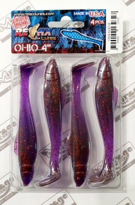 RELAX OHIO 4"(10cm) - kol. S182 (op. 4szt) [OH4-S182-B]