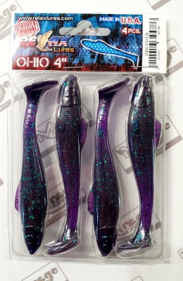 RELAX OHIO 4"(10cm) - kol. S303 (op. 4szt) [OH4-S303-B]