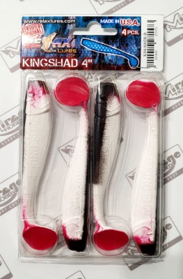 RELAX KINGSHAD 4"(10cm) - kol. S002R (op. 4szt) [KS4-S002R-B]