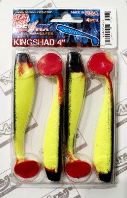 RELAX KINGSHAD 4"(10cm) - kol. S056R (op. 4szt) [KS4-S056R-B]
