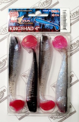 RELAX KINGSHAD 4"(10cm) - kol. S044R (op. 4szt) [KS4-S044R-B]