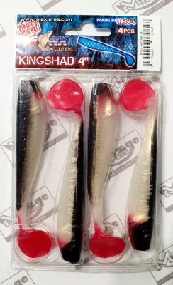 RELAX KINGSHAD 4"(10cm) - kol. S026R (op. 4szt) [KS4-S026R-B]