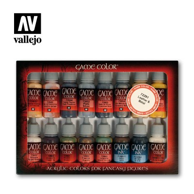 VALLEJO 72291 GAME Leather & Metal [PAINT SET]