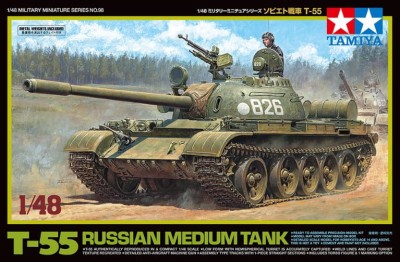 TAMIYA 32598 1:48 Russian Medium Tank T-55