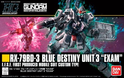 GUNDAM HG 60959 1:144 BLUE DESTINY UNIT 3 EXAM