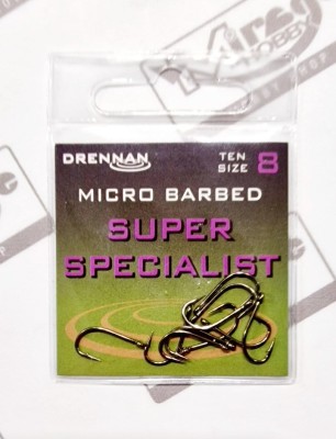DRENNAN HACZYKI SUPER SPECIALIST (Micro Barbed)  #8 (op. 10szt) [HESS008]