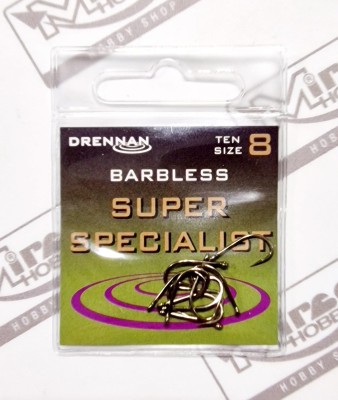 DRENNAN HACZYKI SUPER SPECIALIST (barbless)  #8 (op. 10szt) [HESU008]