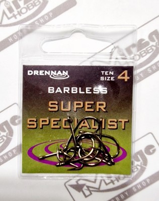 DRENNAN HACZYKI SUPER SPECIALIST (barbless)  #4 (op. 10szt) [HESU004]