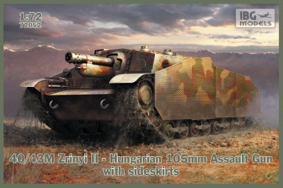 IBG 72052 1:72 Zrinyi II Hungarian Assault Gun with sideskirts