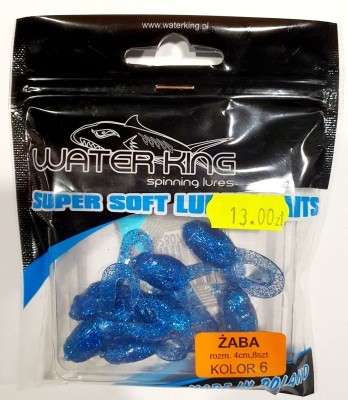 WATER KING ŻABA KOLOR nr 06 roz: 4cm op.8szt