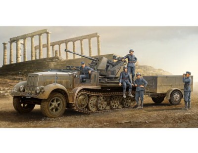 TRUMPETER 01525 1:35 German 3.7cm Flak 37 auf Selbstfahrlafette (Sd.Kfz.7/2 Early Version)