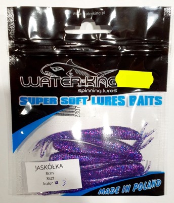 WATER KING JASKÓŁKA 8cm - KOLOR nr  3 (op.8szt) 