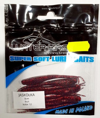 WATER KING JASKÓŁKA 8cm - KOLOR nr 12 (op.8szt) 