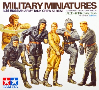 TAMIYA 35214 1:35 Russian Army Tank Crew at Rest