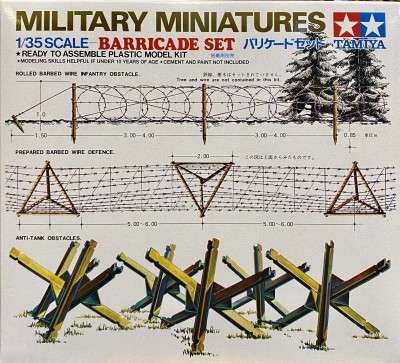 TAMIYA 35027 1:35 Barricade Set (barykady)